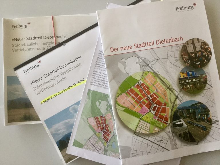 Neuer Stadtteil Dietenbach – Quote für geförderten Wohnungsbau