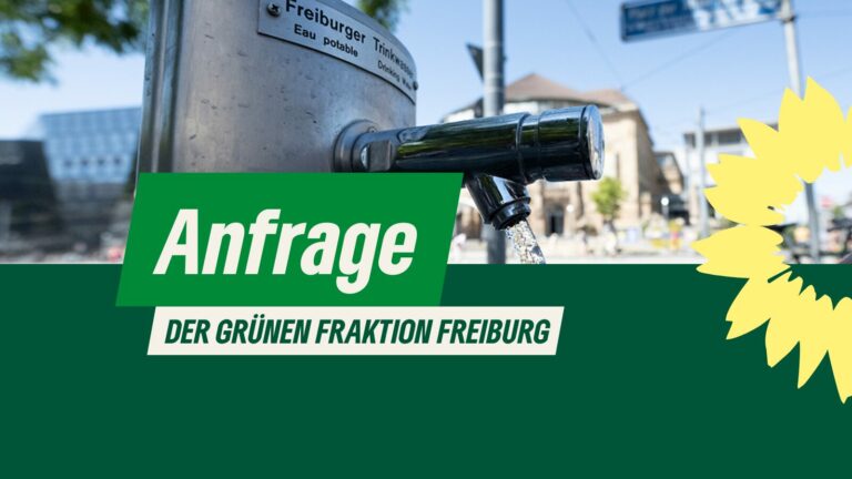 Nachgefragt:  Trinkbrunnen-Ausbau in Freiburg