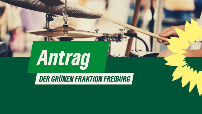 Antrag nach §34 GemO: Potentialanalyse für Clubs und Musikspielstätten